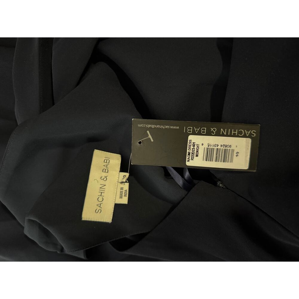 Sachin & Babi Naomi Halter Midi Dress Size 10 Midnight Navy NWT - Picture 10 of 10